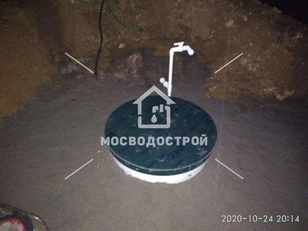 Скважина с кессоном в кп гжель 3
