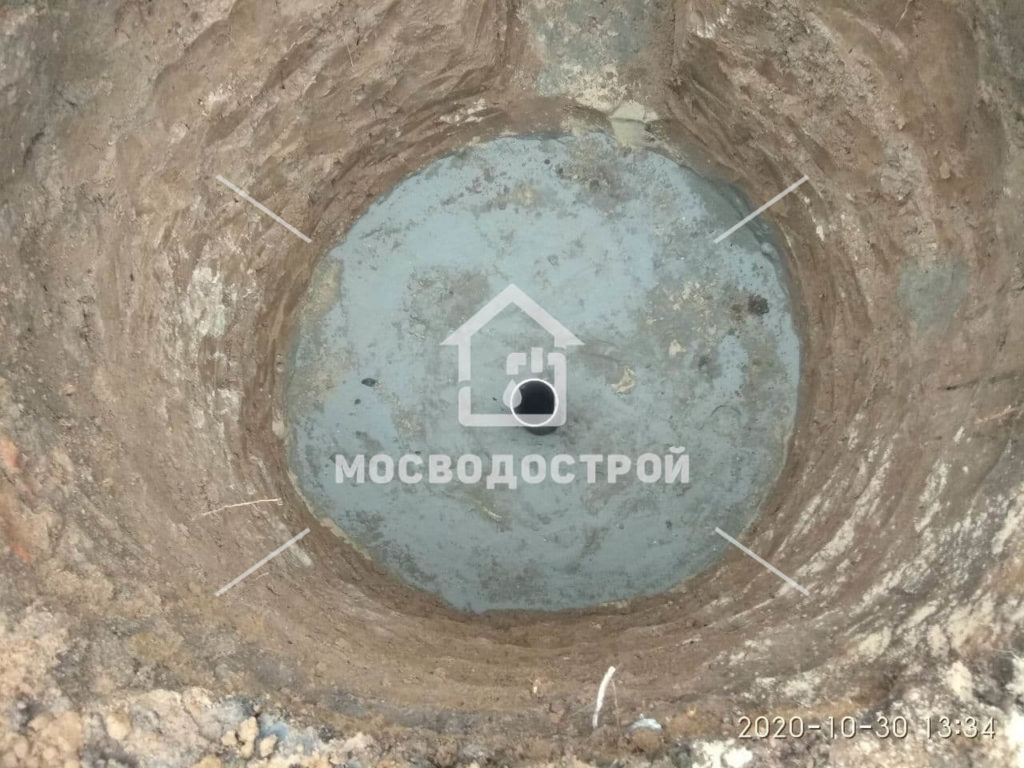 Скважина с кессоном в снт барыбино (14)