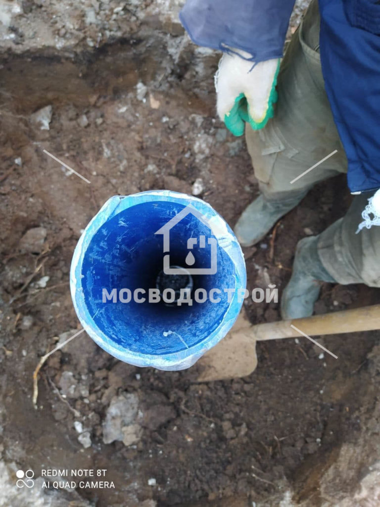 Скважина с кессоном в снт росток (11)