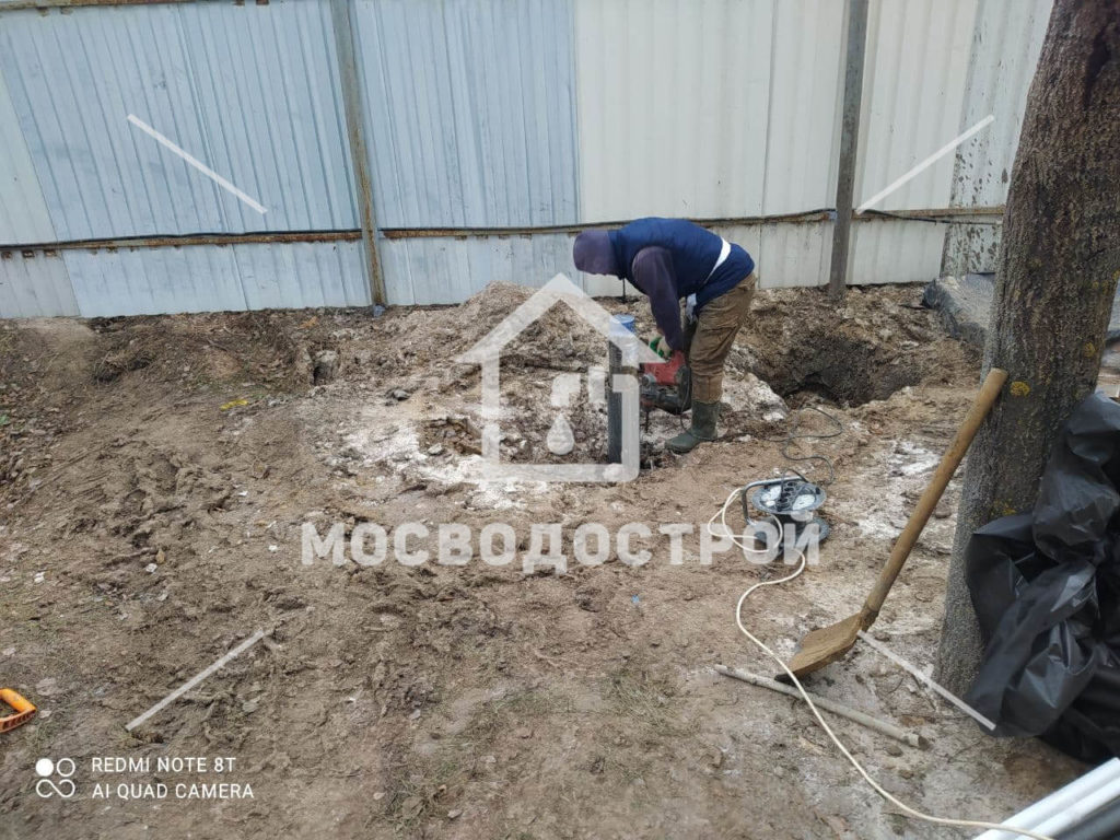 Скважина с кессоном в снт росток (26)