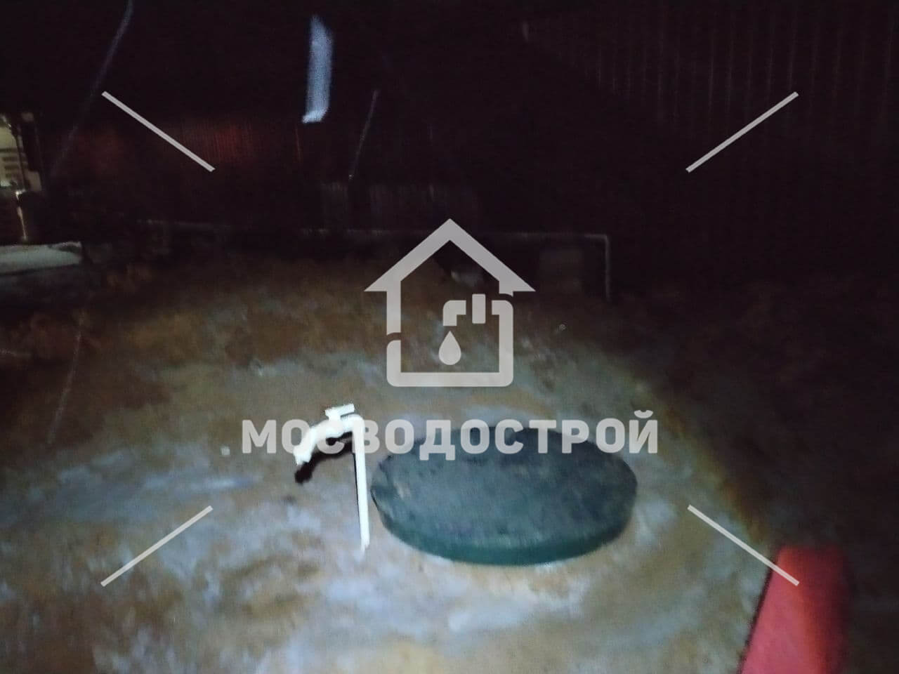 Скважина с кессоном в снт сихнево