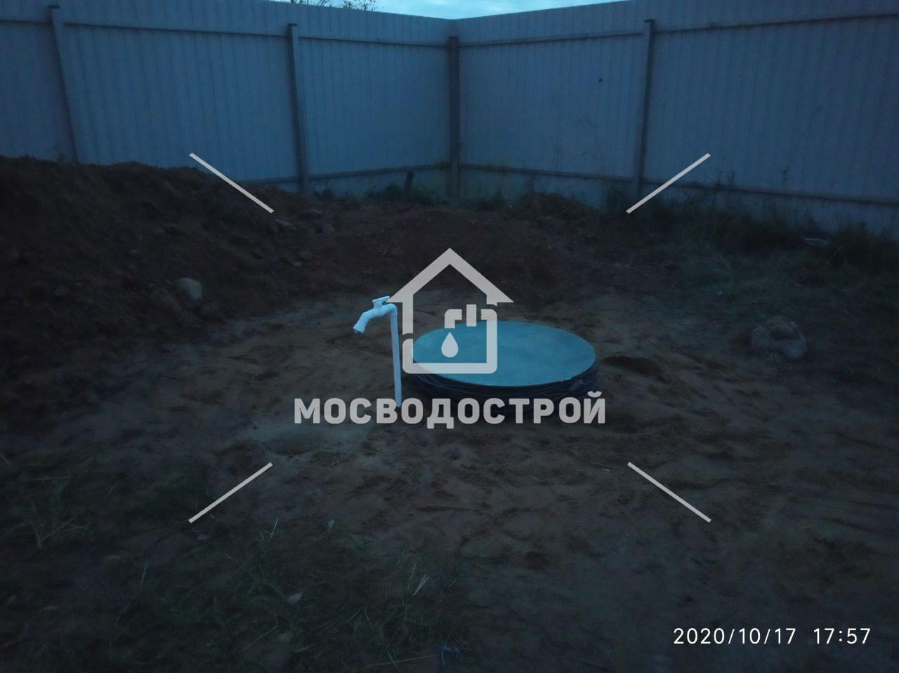 Скважина с кессоном в ст военное содружество