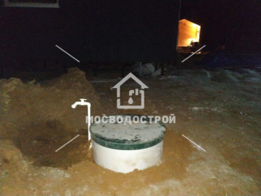 Скважина с кессоном в д. буньково