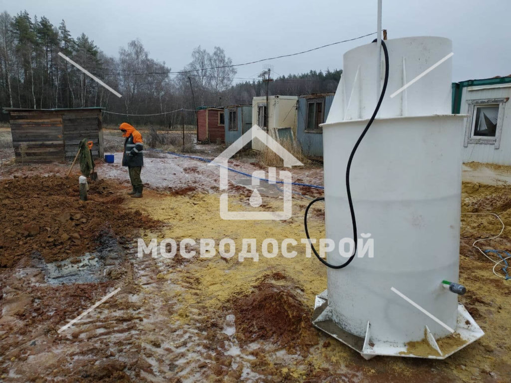 Скважина с кессоном в д. чаплыгино (9)