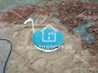 Скважина с кессоном в д. пушкарка