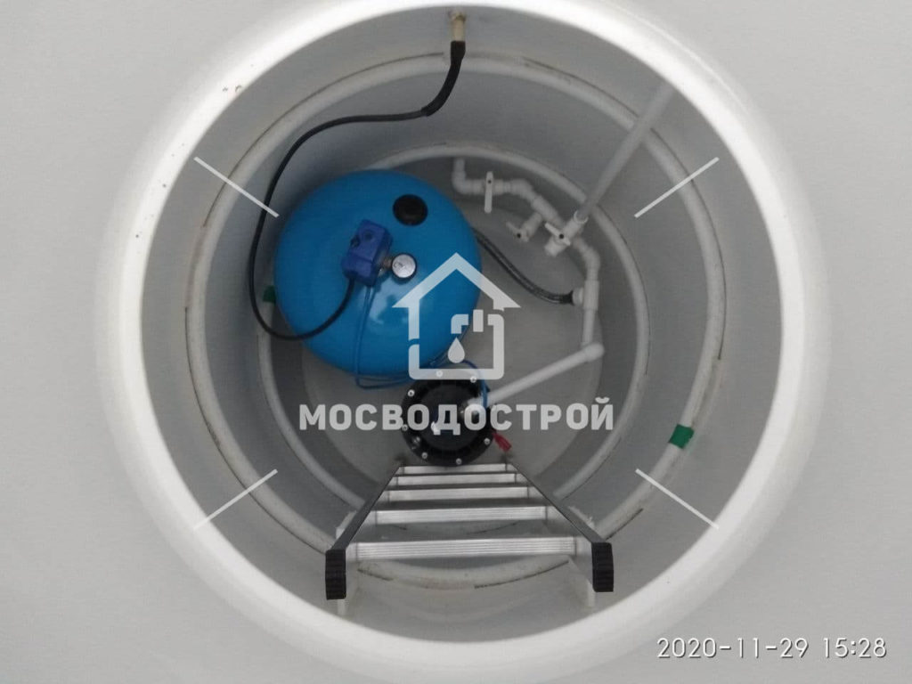 Скважина с кессоном в д. таширово (8)