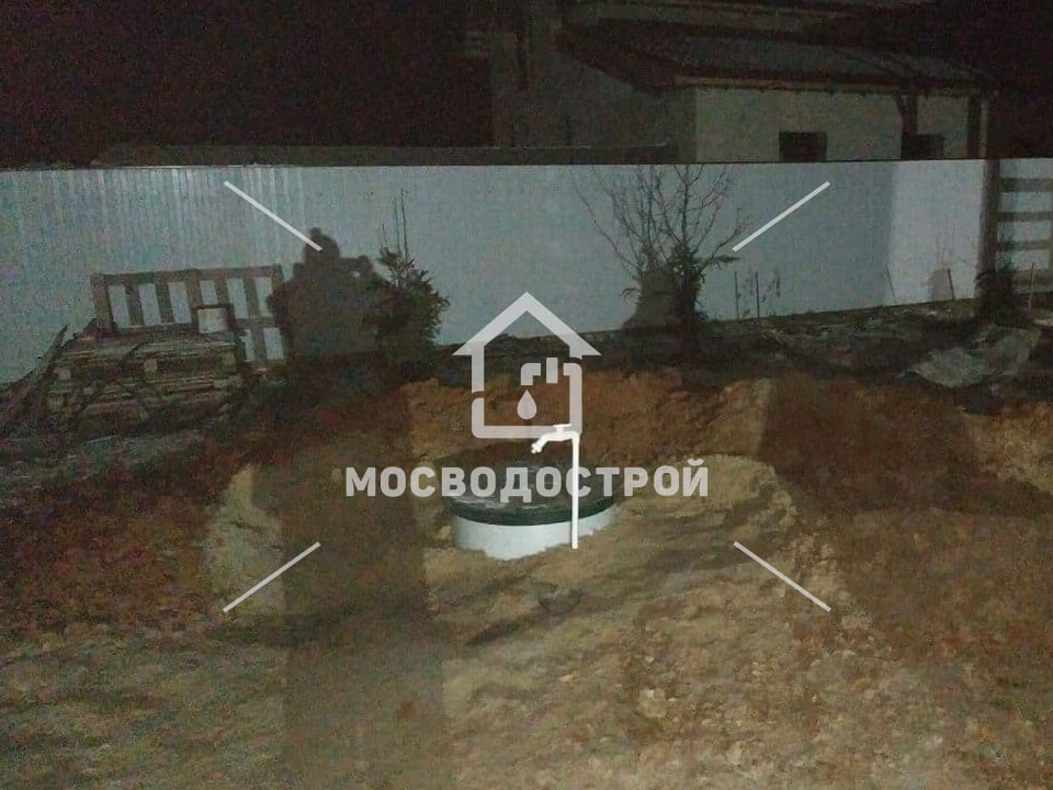 Скважина с кессоном в д. вихрово