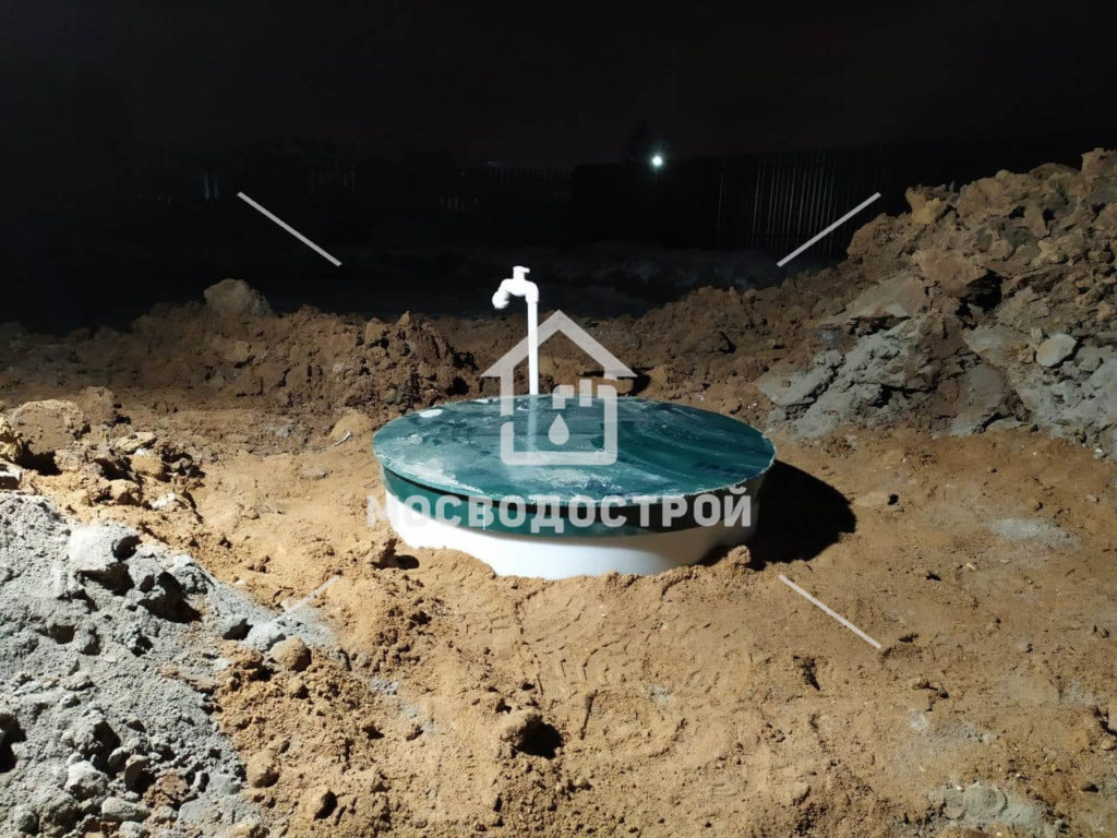 Скважина с кессоном в пос. краснопахорское